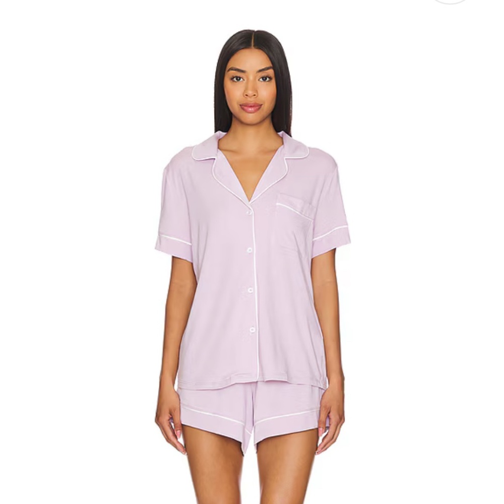 Eberjey Gisele Short Pajama Set – Medium – Light Lavender – Excellent Condition